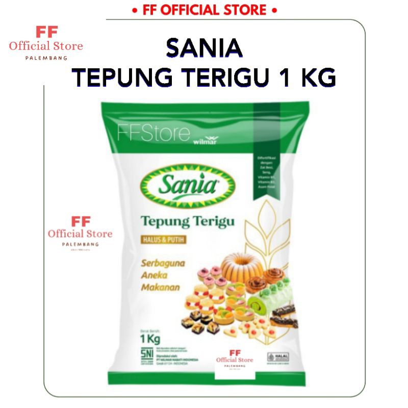 

(INSTANT & SAMEDAY) Sania Tepung Terigu Serbaguna Aneka Makanan 1 Kg