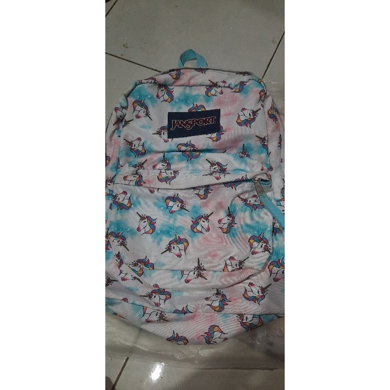 Jansport Unicorn Biru Preloved