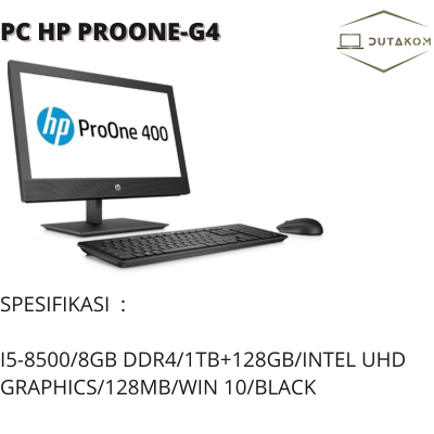 PC AIO HP PRO ONE-G4 (WARNA BLACK ELEGAN)