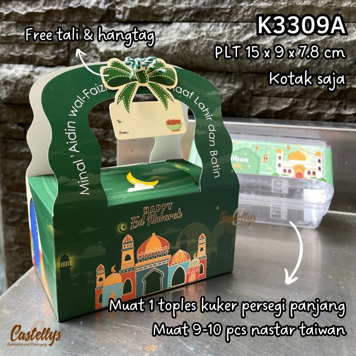 

K3309 A Kotak Box Hampers Lebaran Kue Kering Nastar Idul Fitri