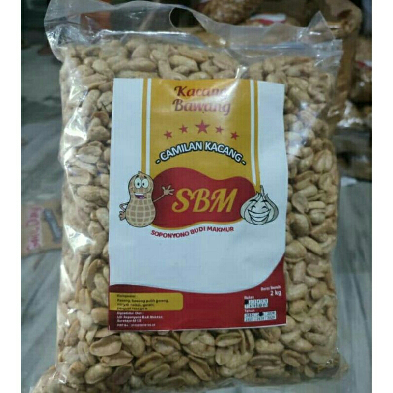 

Cemilan Kacang Bawang SBM 2kg Termurah