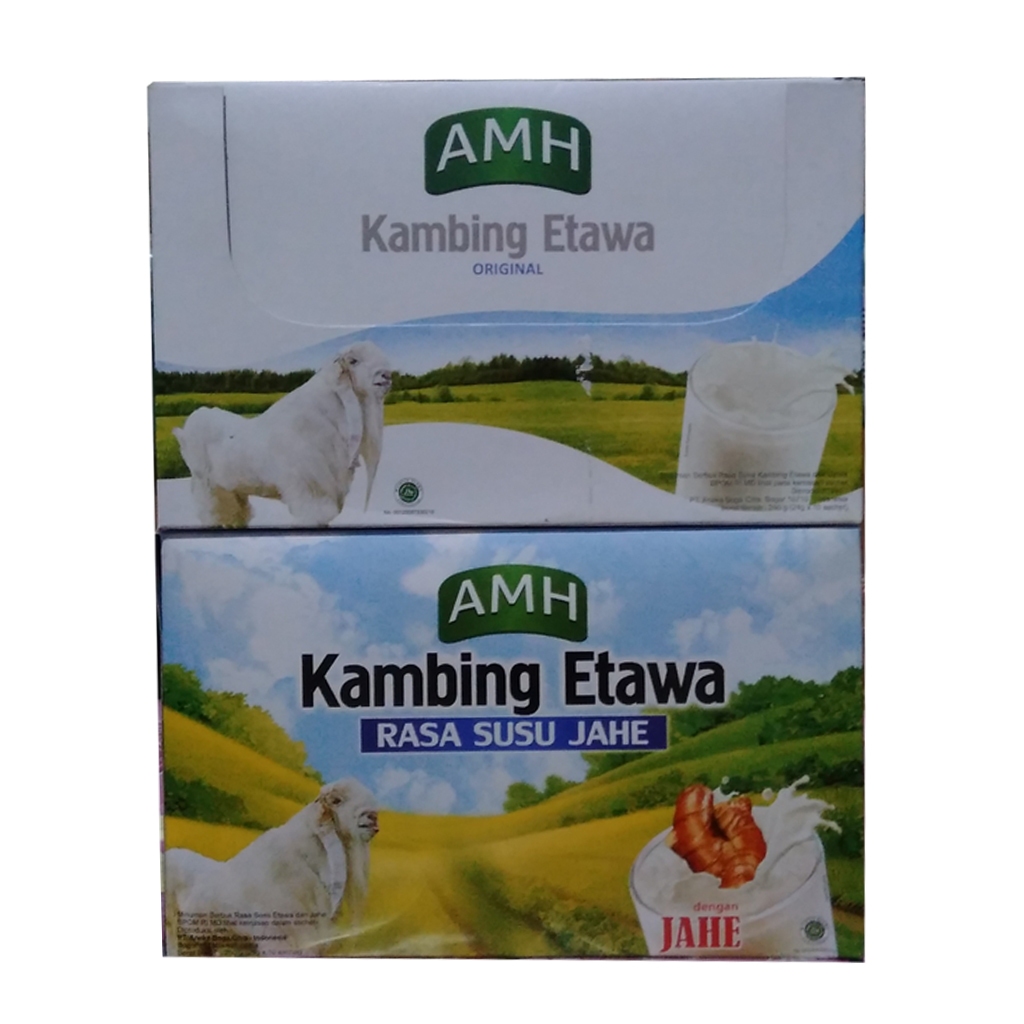 

Susu Kambing Bubuk AMH Jahe Merah dan Original Vanilla