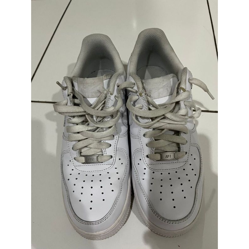 SEPATU PRELOVED Nike Air Force 1 Low '07 Triple White ORIGINAL COUNTER