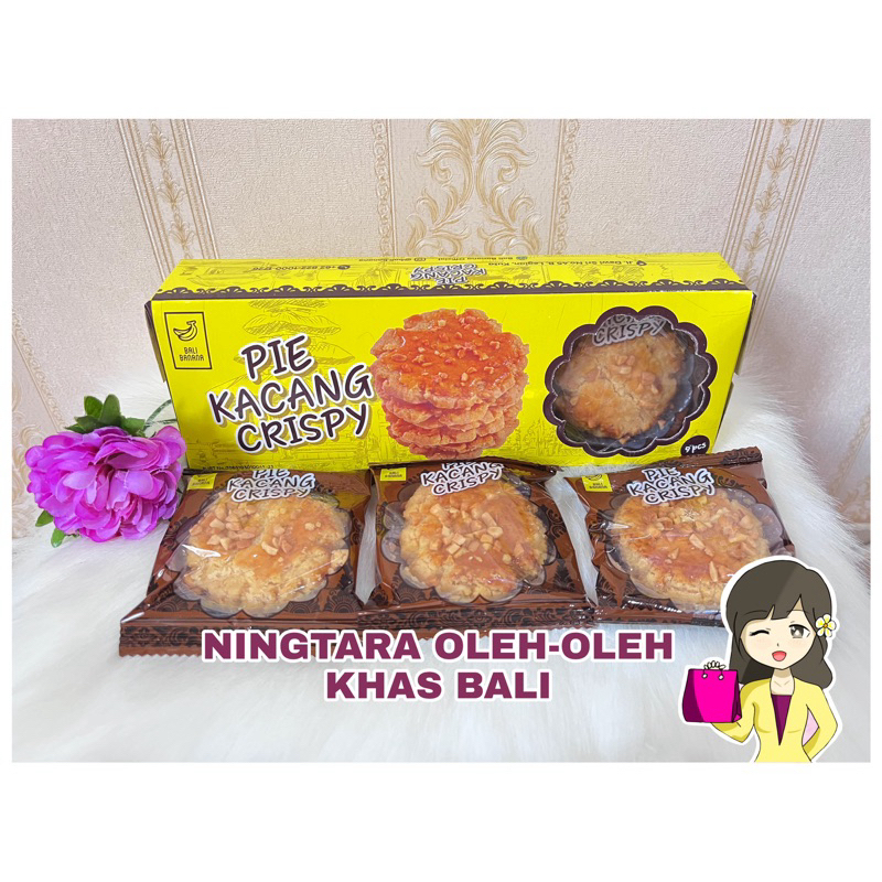 

PIE KACANG CRISPY Bali Banana isi 9 PC (box ukuran besar) OLEH-OLEH KHAS BALI