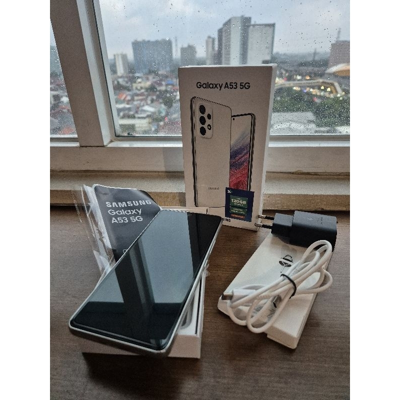 HP SAMSUNG GALAXY A53 5G (8/256GB) SECOND FULLSET no minus seperti baru