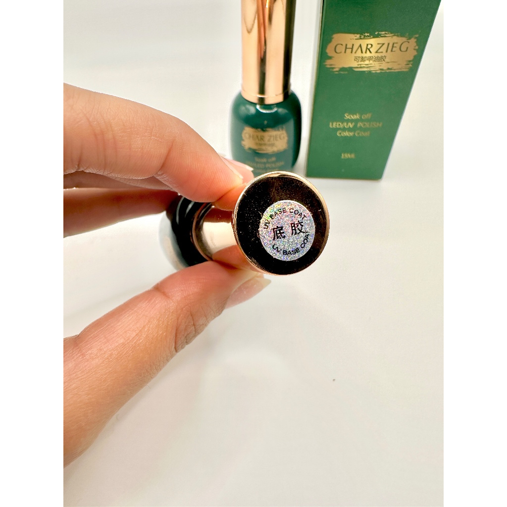 CHARZIEG GEL POLISH (15 ml) CHARZIEG TOP COAT BASE COAT CHARZIEG TOP