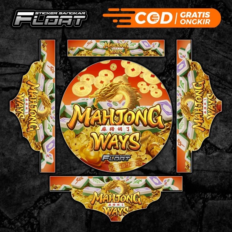 TERBARU STIKER STICKER DECAL SANGKAR TEBOK LOVEBIRD LB UNIVERSAL MOTIF MAHJONG WAYS