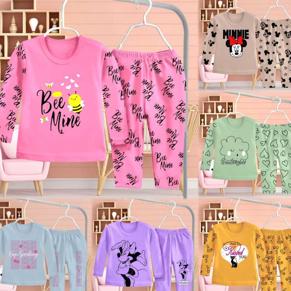 Ready Stock VALMELO SETELAN ANAK PEREMPUANBAJU ANAK CEWEK UMUR 16 TAHUN