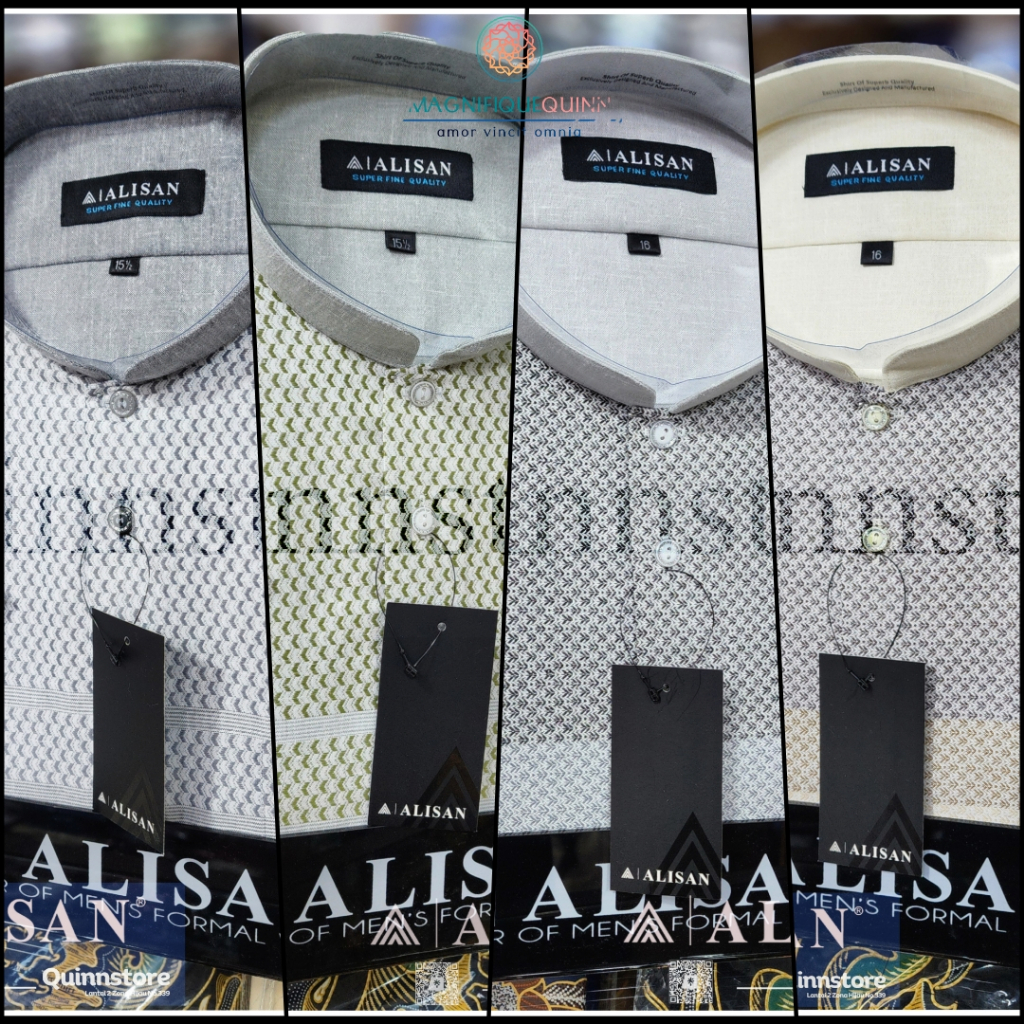 ALISAN Original | Kemeja Koko Lengan Pendek - Model Reguler | Koko Fashion | Koko Motif | Varian War