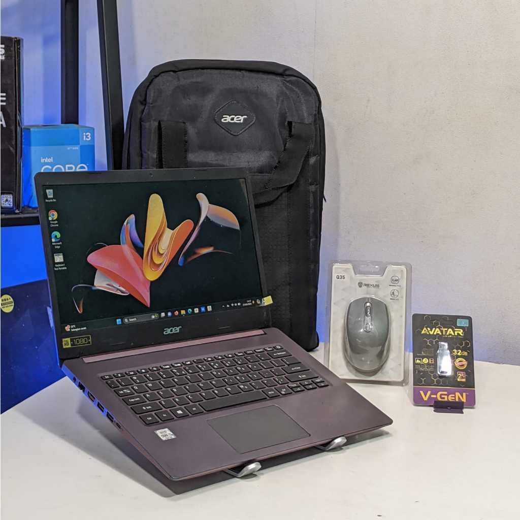 Laptop Acer A514 53 Intel i3 1005G1 RAM 8GB SSD MURAH