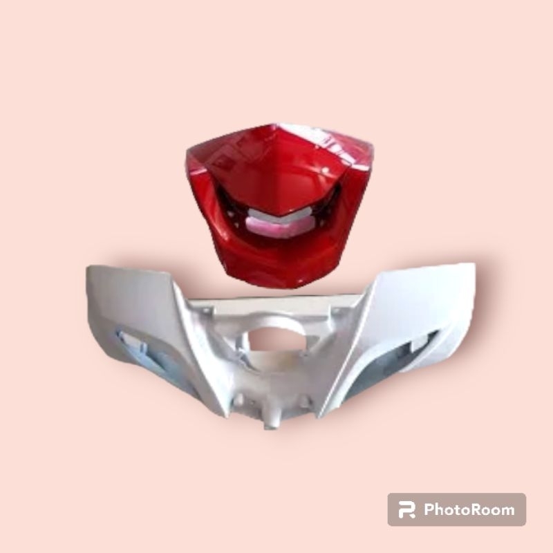 Batok Kepala Depan Xeon Karbu Putih Merah