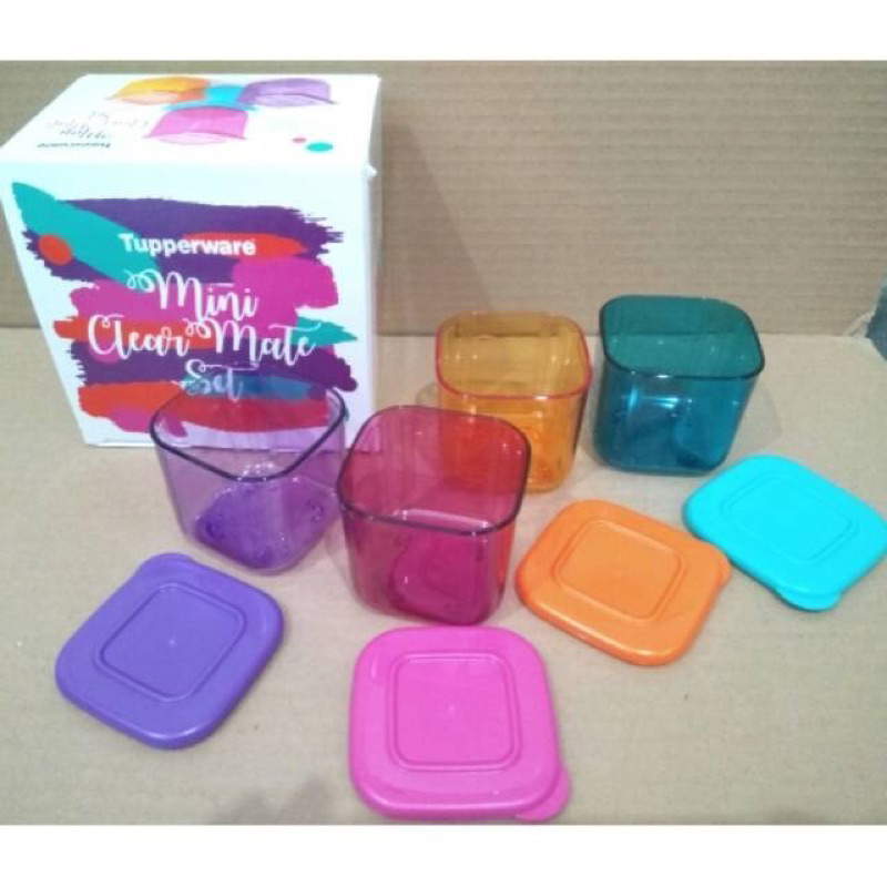 mangkok kecil tupperware 200ml (mini clear mate)
