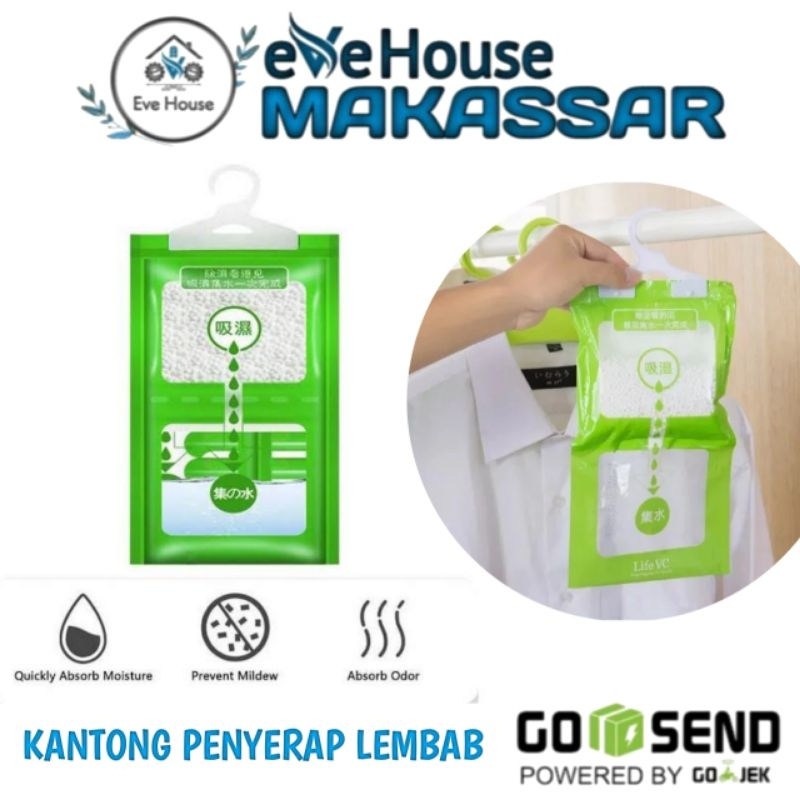 Makassar Kantong penyerap lembab ruangan anti jamur serap lembab lemari pakaian anti jamur perangkap
