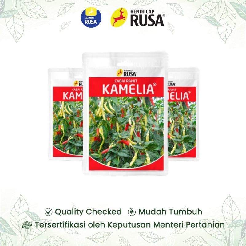 Benih Cabai Rawit Kamelia Cap rusa 10gram