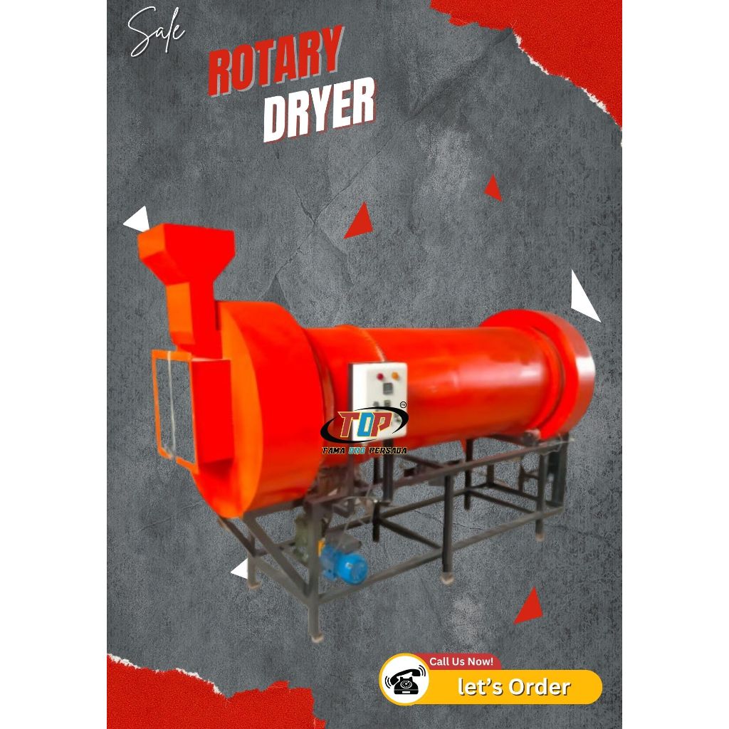 Rotary Dryer / Pengering Rotary / Pengering Padi/Jagung/singkong Dll.