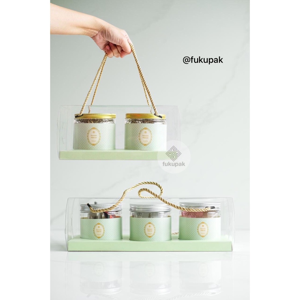 (20pcs) Box Mika Tali untuk 2 & 3 pcs Toples Tabung