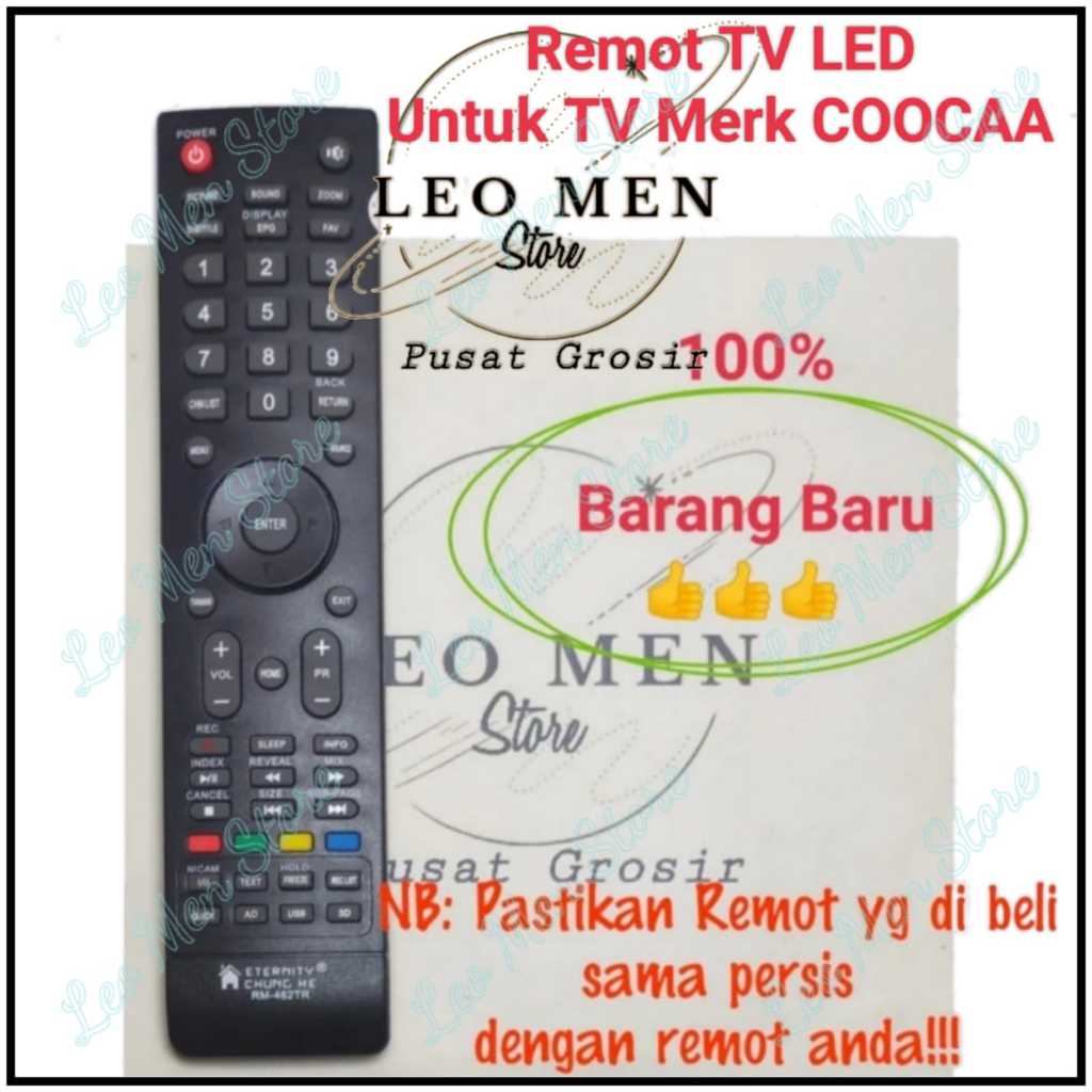 Remot TV LED/LCD~Remote TV LED/LCD~Untuk TV LED Merk COOCAA