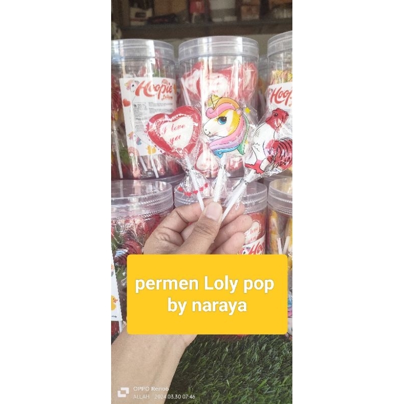 

permen lolipop by hoopie isi 30 pc berat 450 gram