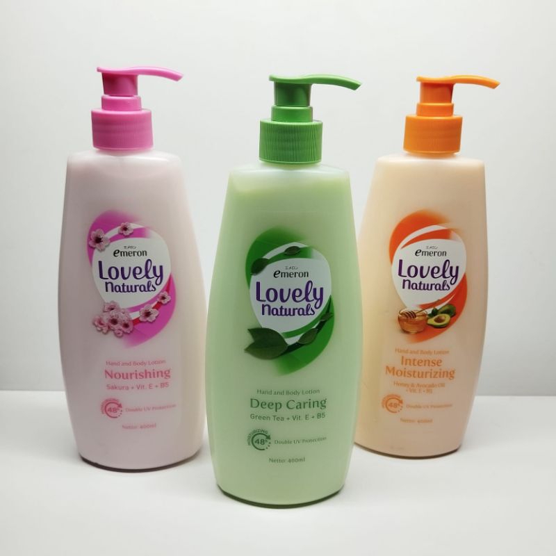 Emeron Lovely Natural Hand & Body Lotion 400ml//Body Lotion Emeron