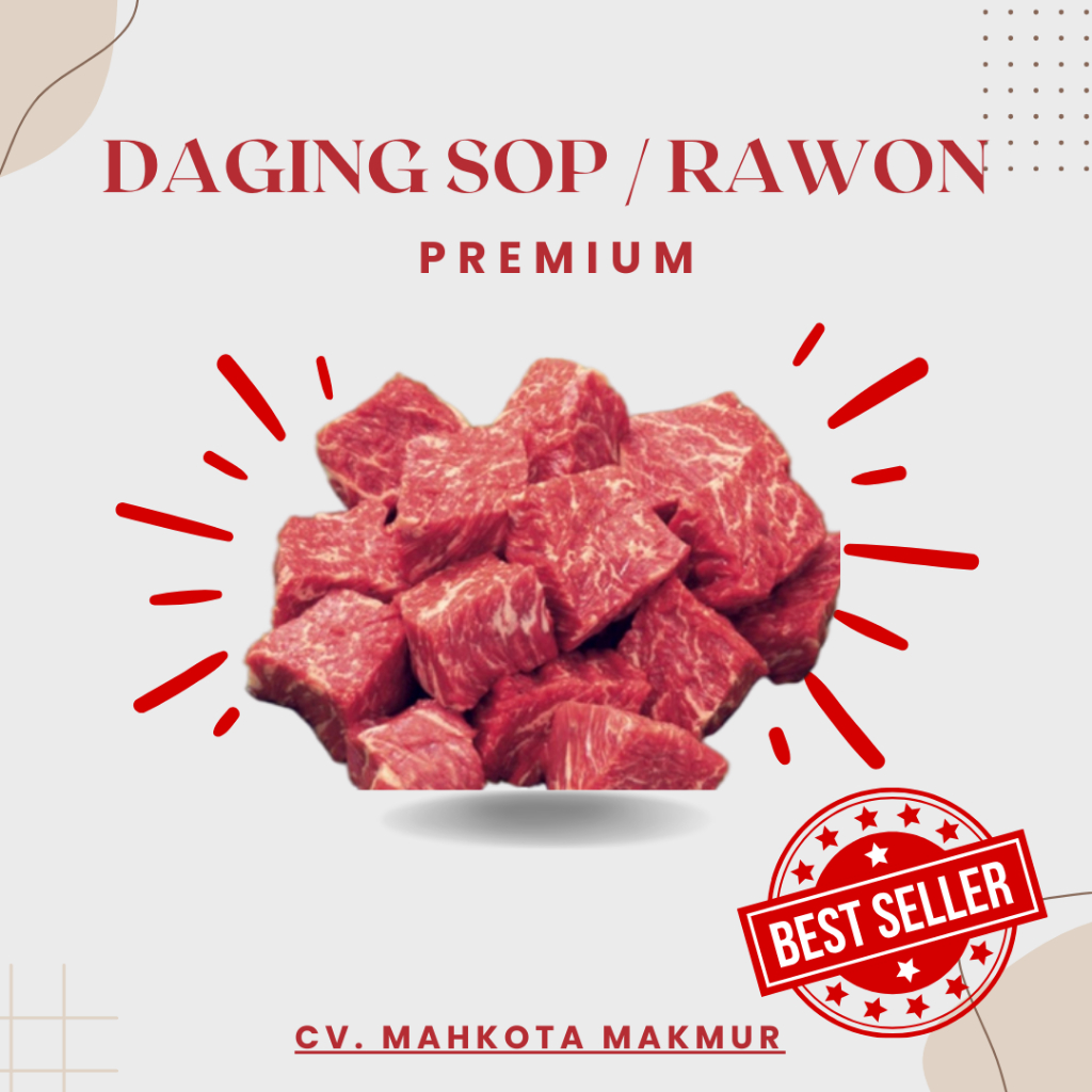 

DAGING SOP / RAWON PREMIUM IMPORT 500gram