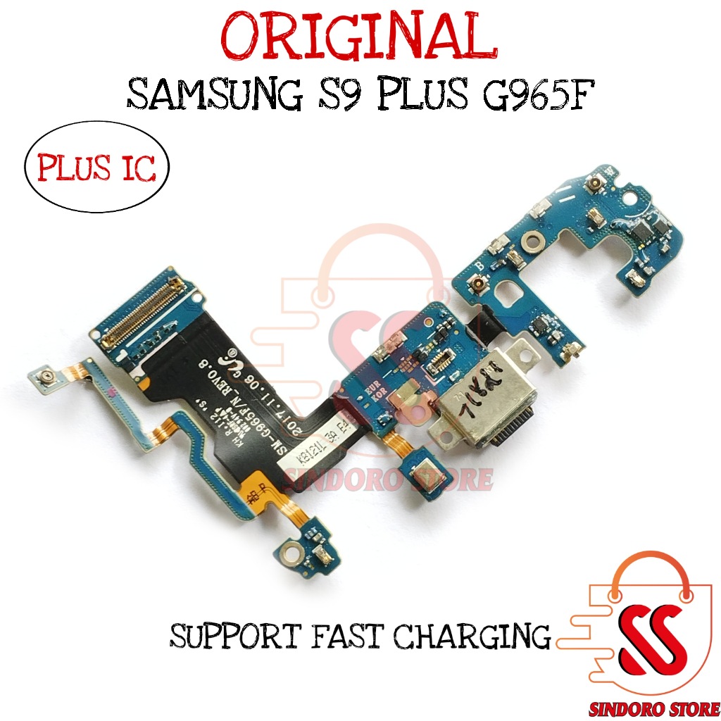 Konektor Charger Samsung S9 Plus G965f USB Papan Cas Ori Mic Pcb Board