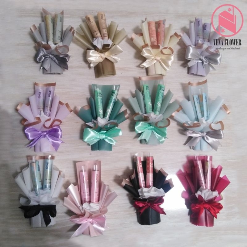 TERMURAH Buket bunga angpao / buket lebaran / buket uang mini