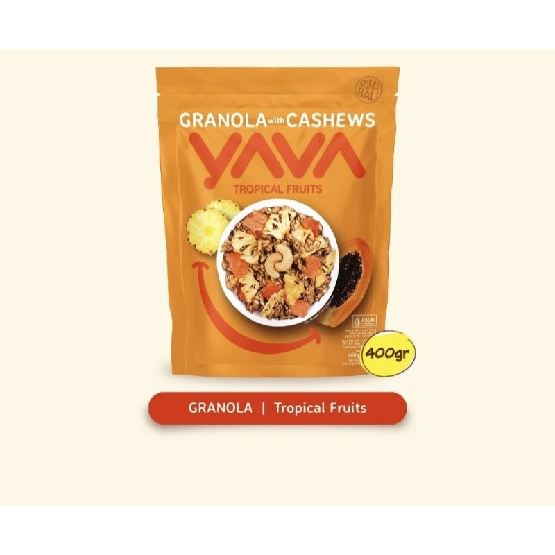 

Granola YAVA Tropical Fruit 400 gram