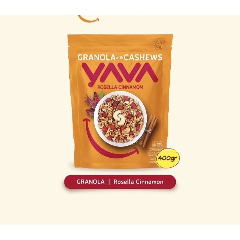 

Granola YAVA Rosella Chinamon 400 gram