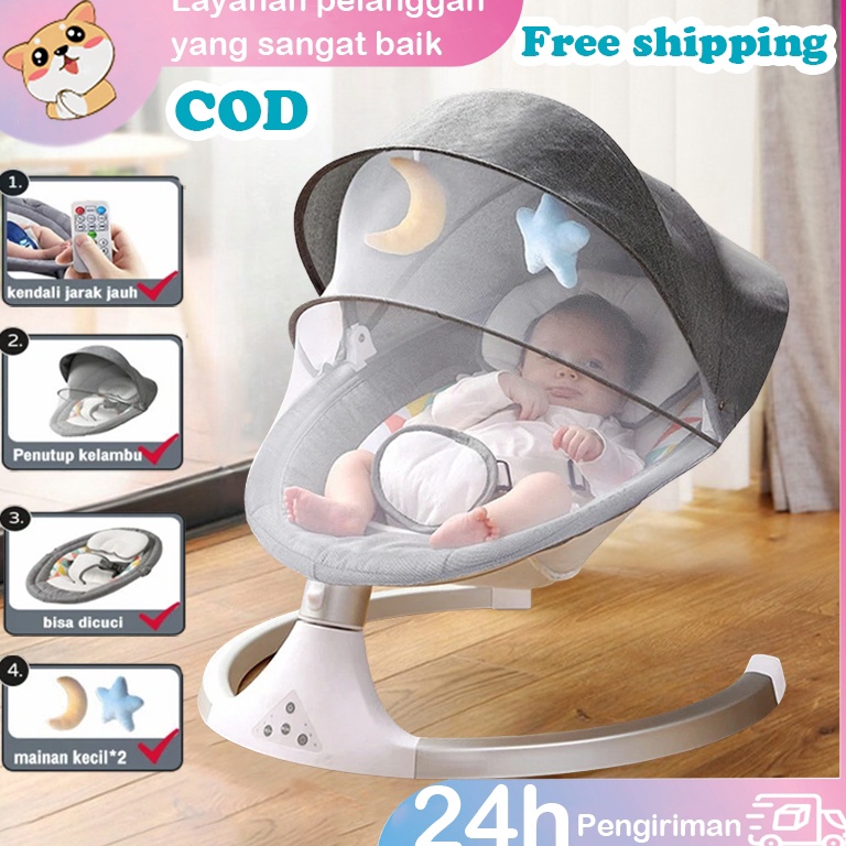 Sudah READY Lagu Pengantar TidurReady stockTempat Tidur Bayi Goyang Baby Swing Tempat Tidur Bayi Por