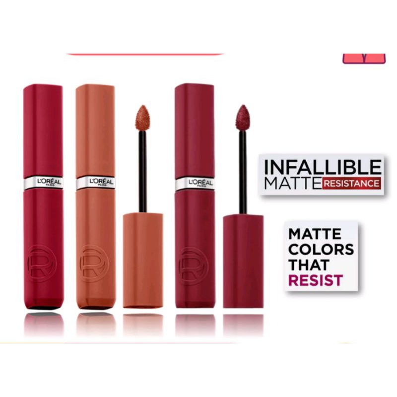 Loreal Paris invalible resistent lipstik