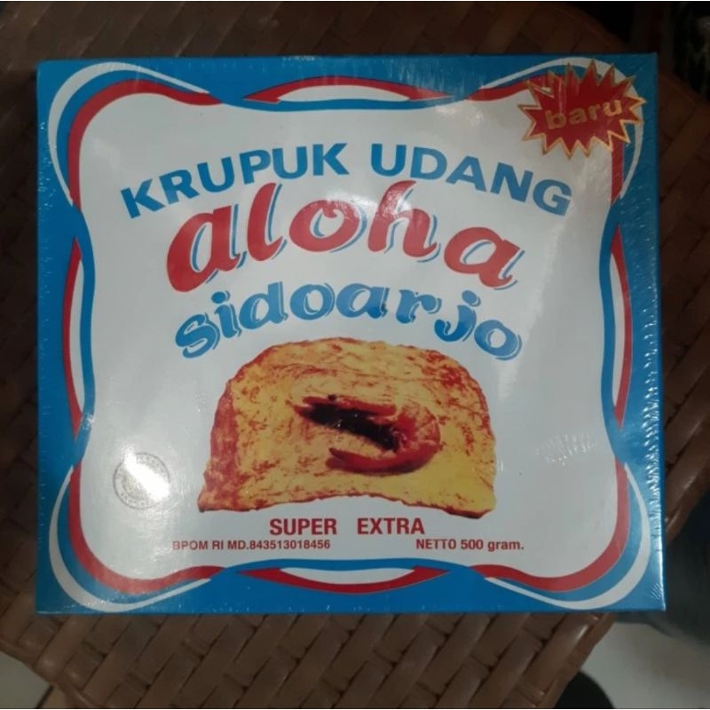 

Kerupuk Udang Mentah ALOHA Sidoarjo Memasan 500gr