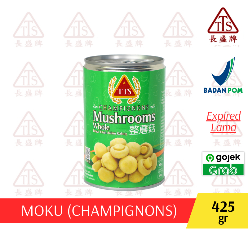 

Jamur Kancing Kaleng TTS Brand 425gr Moku Mushrooms Champignons