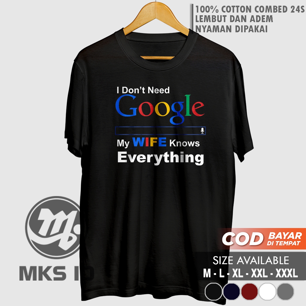 Kaos Distro Plesetan Logo Brand Merk Dont Need Google Plesetan Lucu Premium Brand Pakaian Baju Kaos 