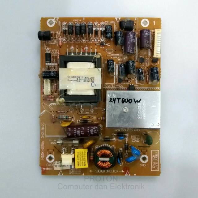 PSU LED TV Polytron PLD 22D900 24T800 24T800W 24D900 24D901 32D905W . Regulator board Power Supply H