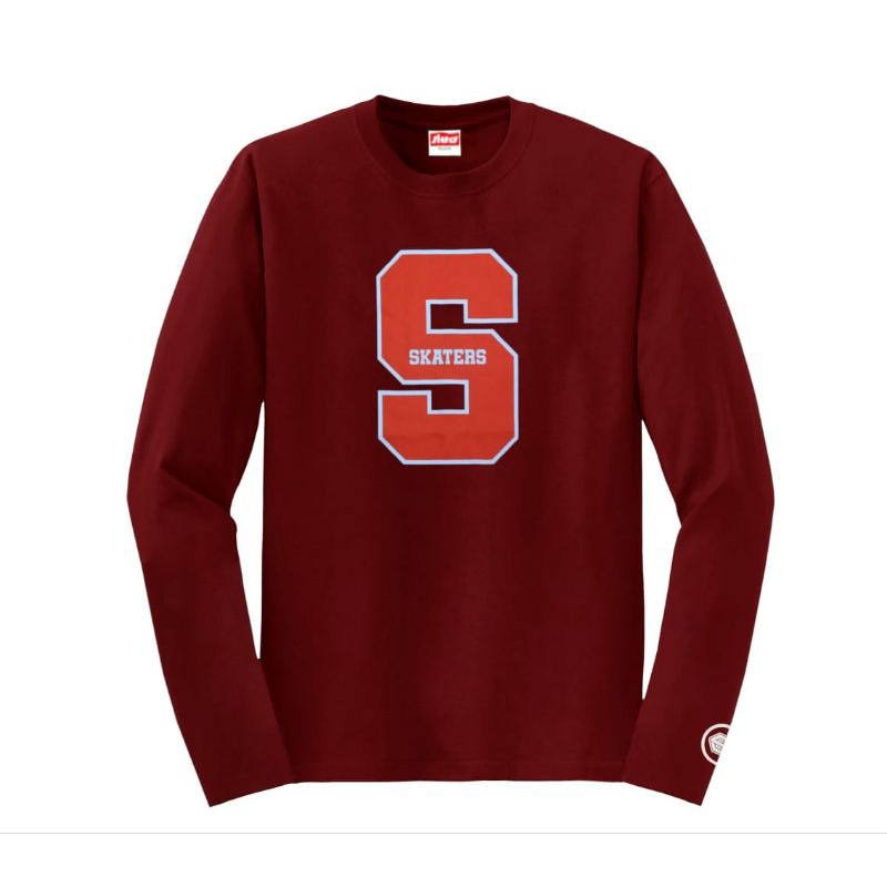 KAOS SKATERS B LONGSLEEVE SKATERS-S MAROON