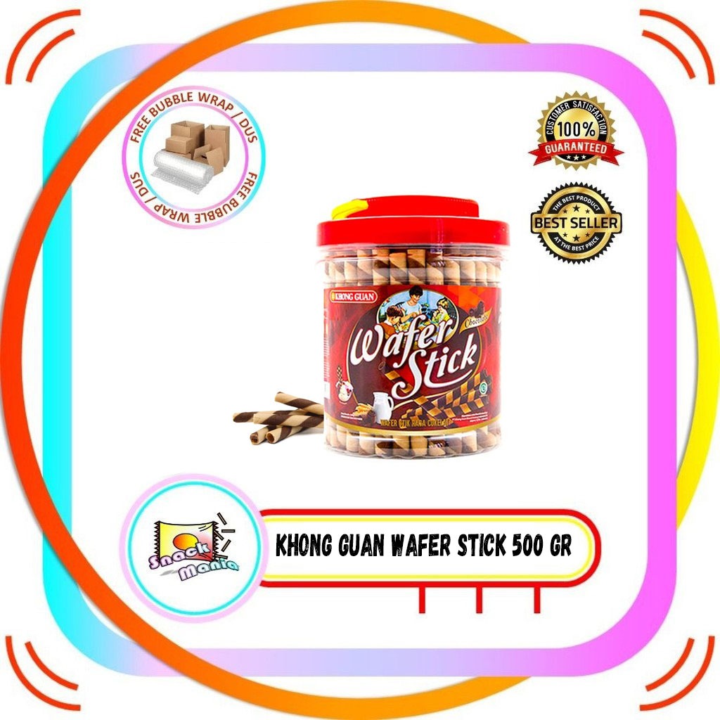 

Khong Guan Wafer Chocolate Stick ~ 500 gr Biscuit Stik Coklat