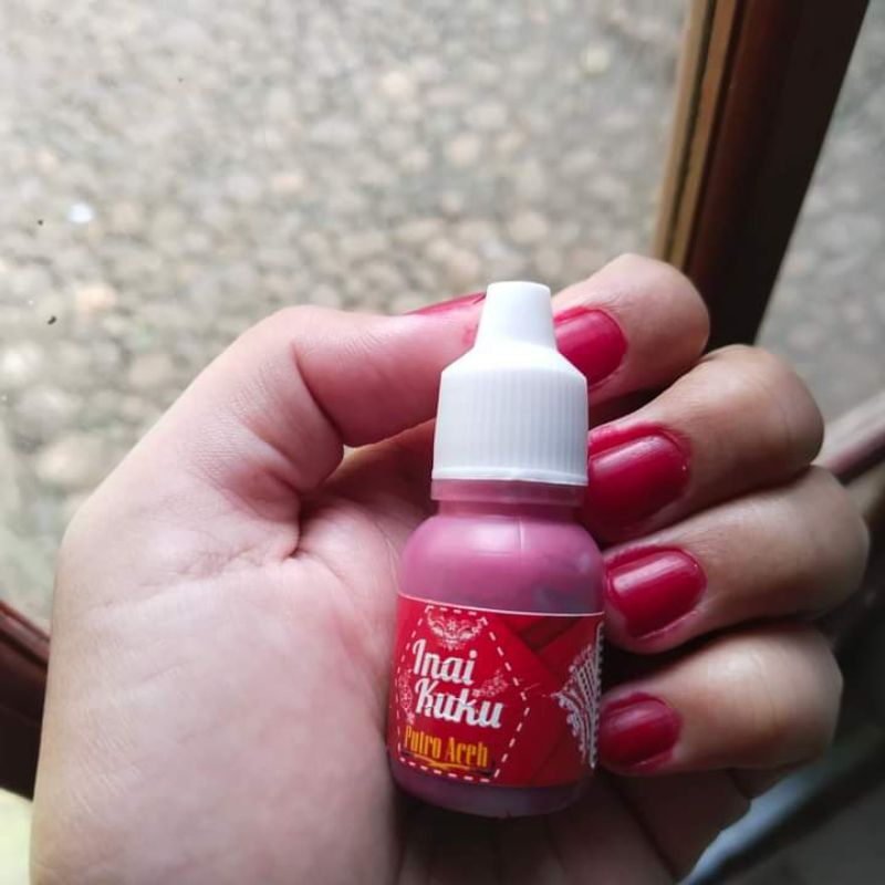 inai kuku putro Aceh 10 ml inai inai kuku halal inai muslimah awet dan dingin di kuku