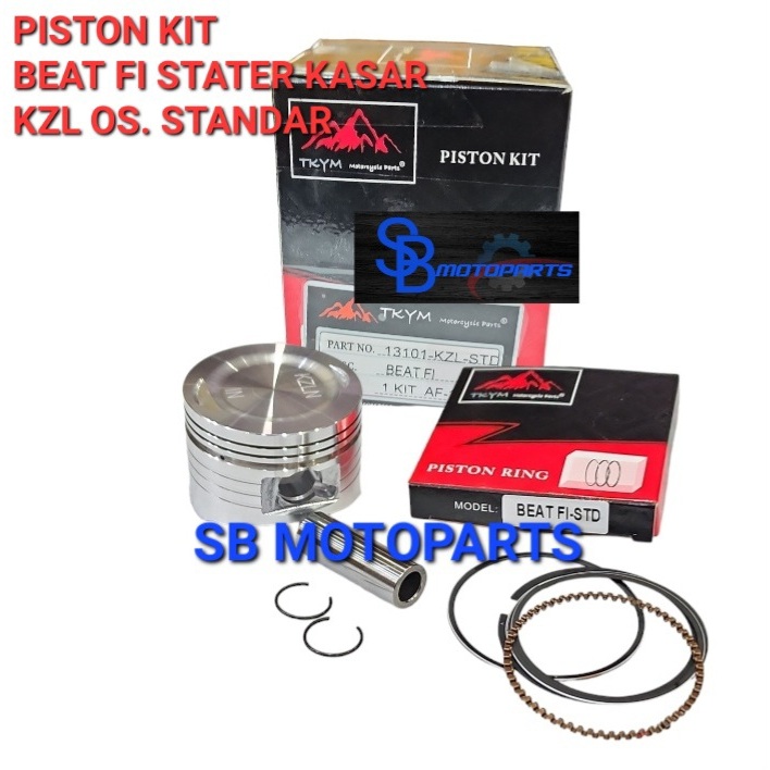 PISTON KIT SEHER BEAT FI SCOOPY FI SPACY FI STATER KASAR 2012-2014 KUALITAS TERJAMIN BEST QUALITY