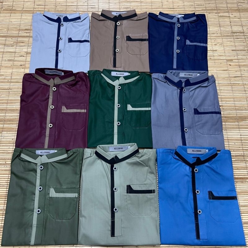 GAMIS ANAK MOTIF KANCING ALLEBAS