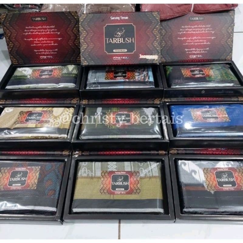 [BARU] SARUNG TARBUSH BY SAPPHIRE /TARBUSH JACQUARD / TARBUSH HITAM TUMPAL / TARBUSH PUTIH TUMPAL