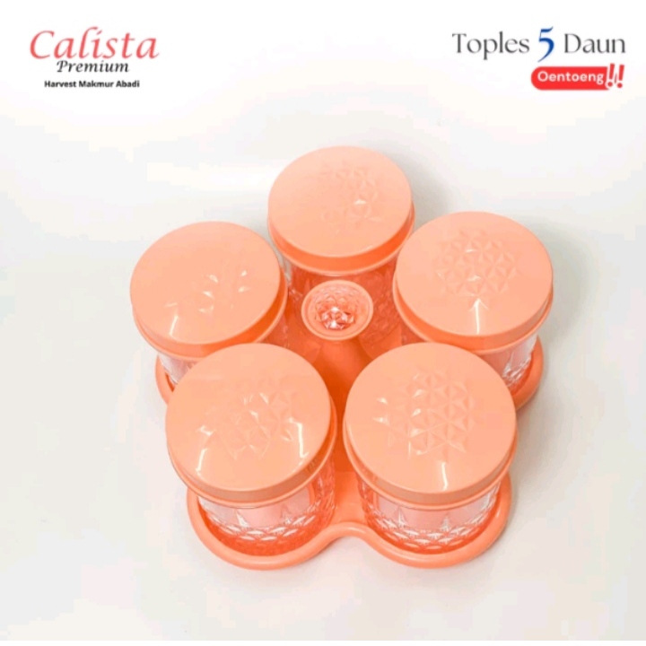 Toples 5 pcs toples set toples 5 daun toples lebaran stoples untung