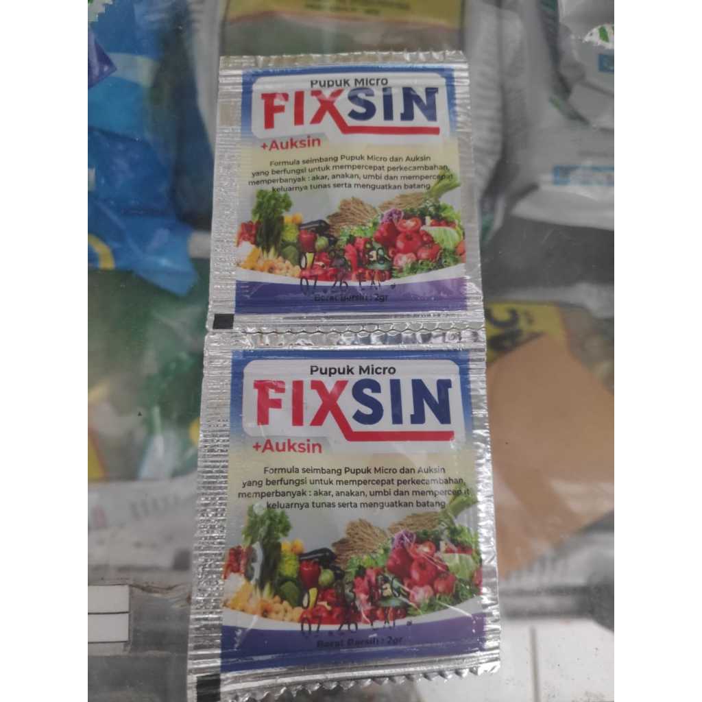 Pupuk Micro ZPT FIXSIN Perangsang Akar - 2 Gram