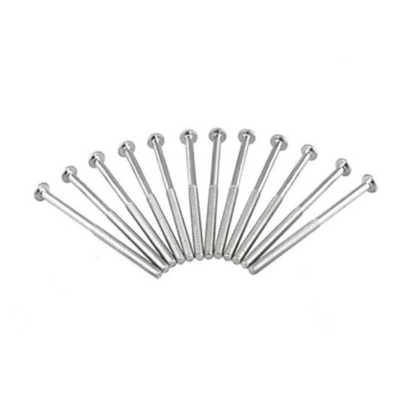 Baut Flange M6×100 Kunci 8 / Baut Mesin M6×100 Kunci 8