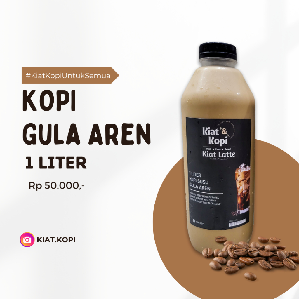 

Kiat Kopi Es Kopi Susu Gula Aren 1 Liter