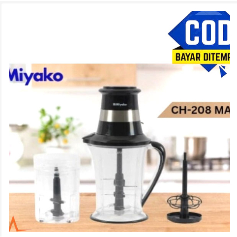 MIYAKO CHOPER CH 208 MA CH208MA CHOPER BLENDER MIYAKO 2in1 GARANSI RESMI