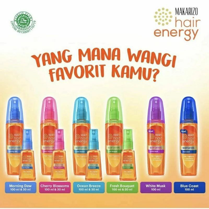 Makarizo Hair Energy Scentsations/Vitamin Spray Makarizo Original