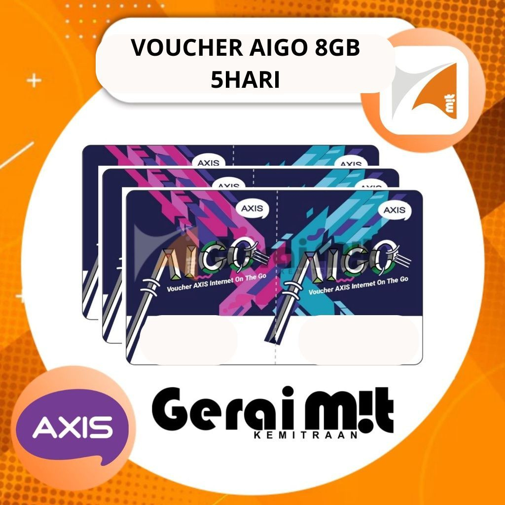Voucher Kuota Axis Aigo 8GB 5Hari