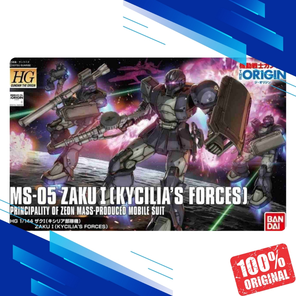 HG Origin MS-05 Zaku I [Kycilia's Forces] ORIGINAL BANDAI