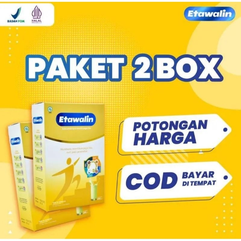 

2 BOX ETAWALIN - SUSU KAMBING ETAWA Bubuk Manis Dairy