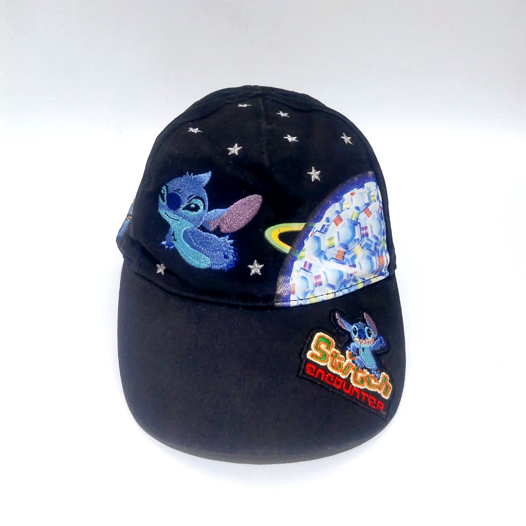Topi Anak Stitch Encounter Hongkong Disneyland Original Kid Hat